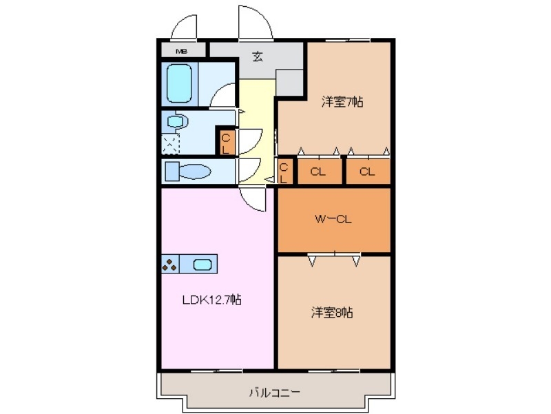 3階の間取り図