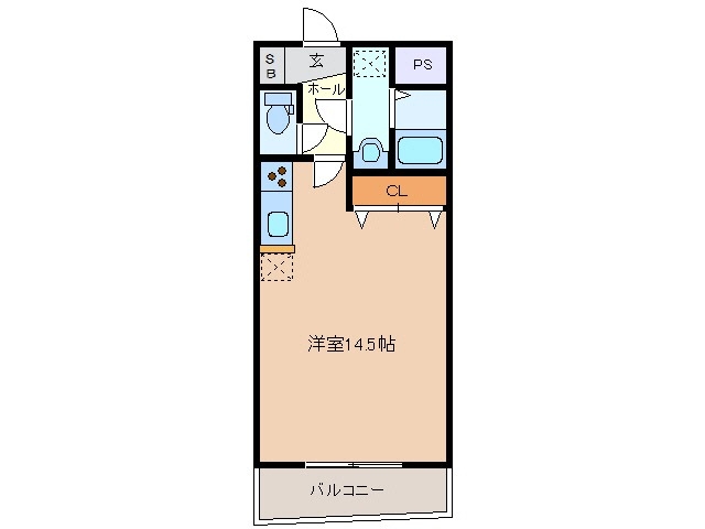 5階の間取り図