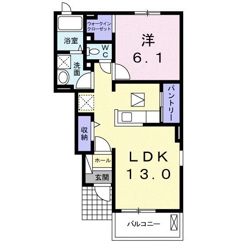 1階の間取り図
