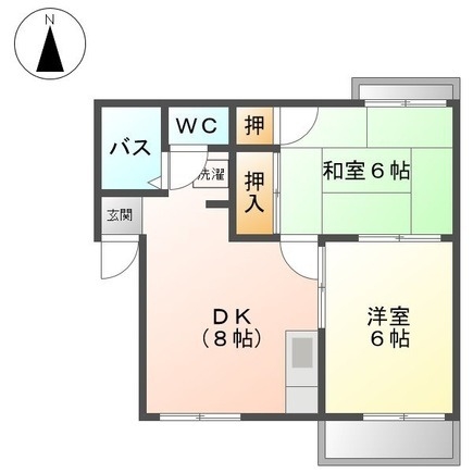 2階の間取り図