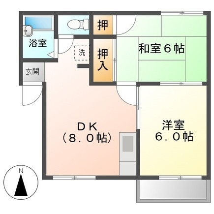 1階の間取り図