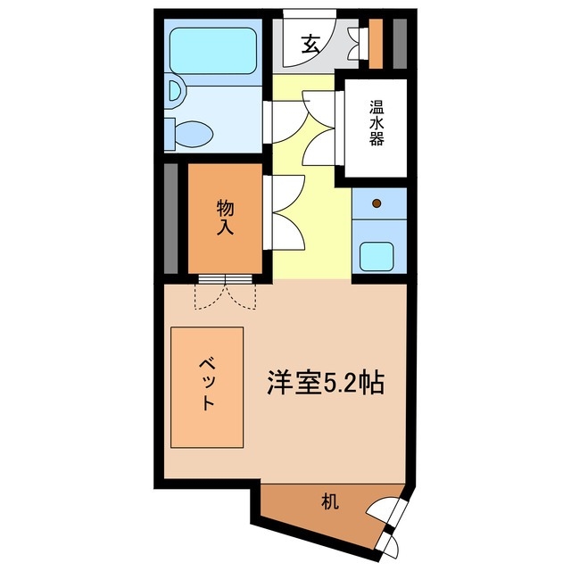 2階の間取り図