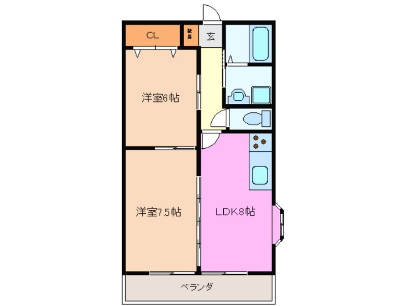6階の間取り図