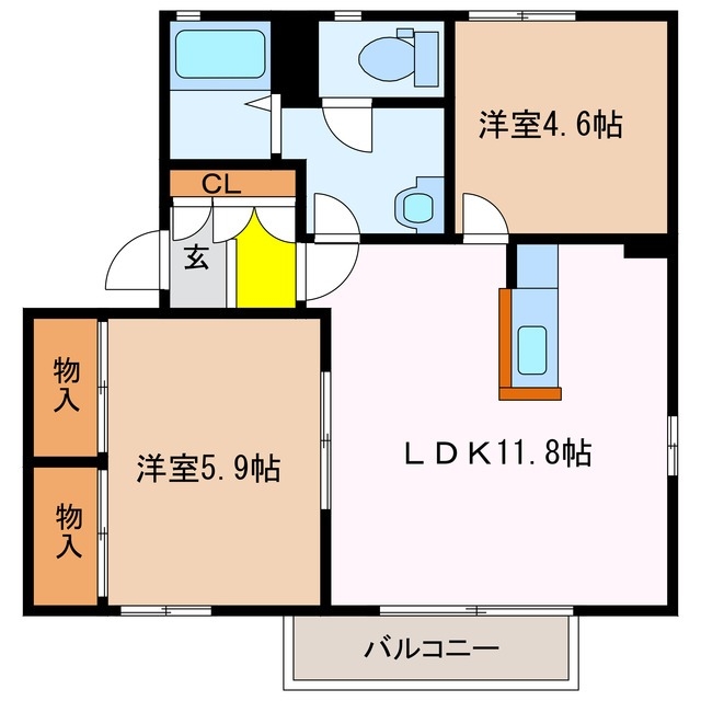 1階の間取り図