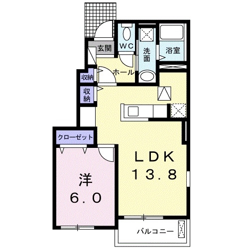 1階の間取り図