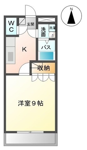 2階の間取り図