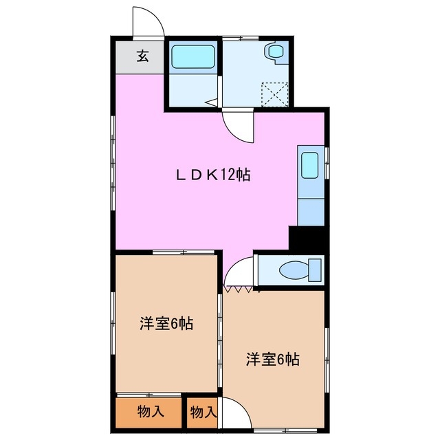 1階の間取り図