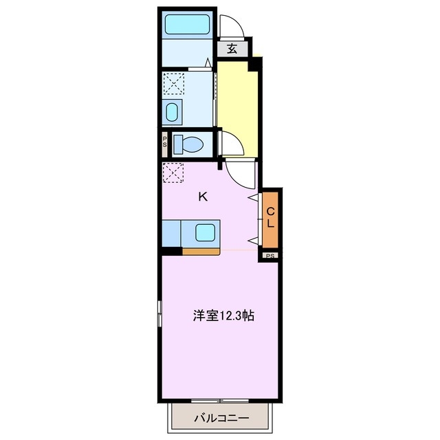 1階の間取り図
