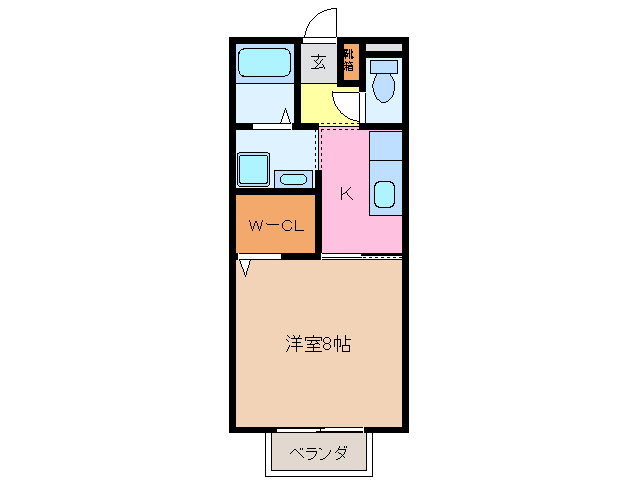 2階の間取り図