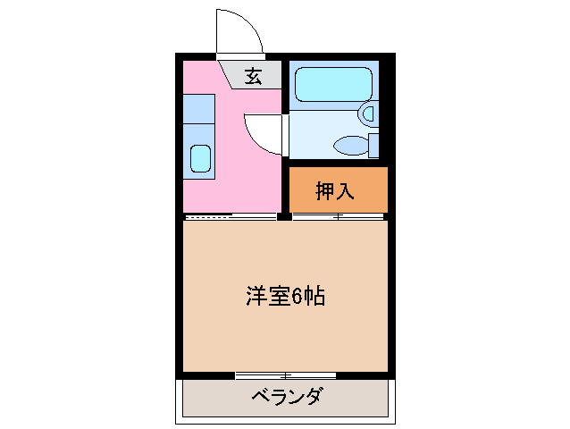 2階の間取り図