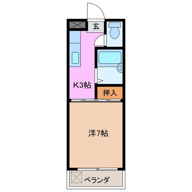 2階の間取り図