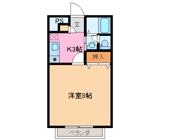 2階の間取り図