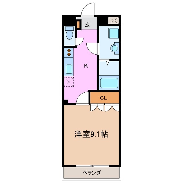 1階の間取り図