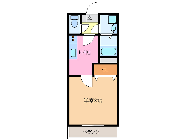 4階の間取り図