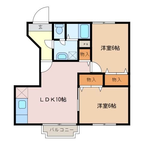 1階の間取り図