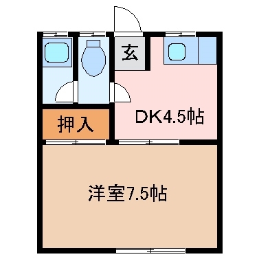 1階の間取り図