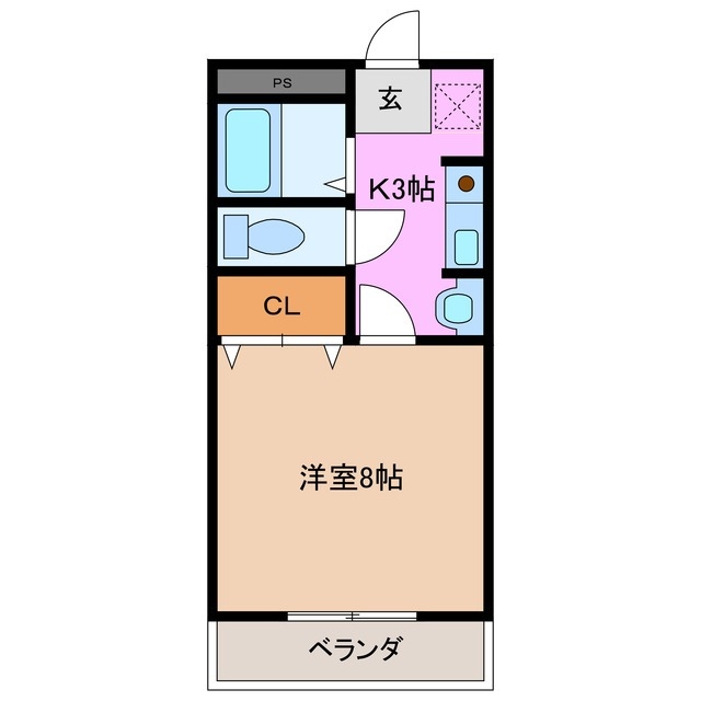 2階の間取り図