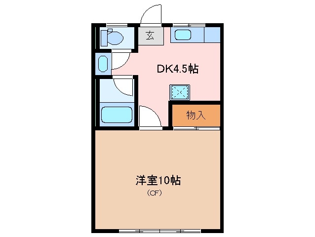 2階の間取り図