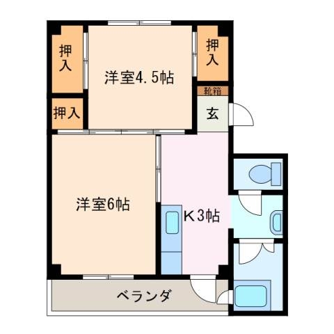 3階の間取り図