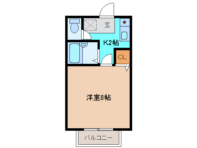 2階の間取り図