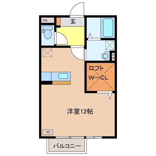2階の間取り図