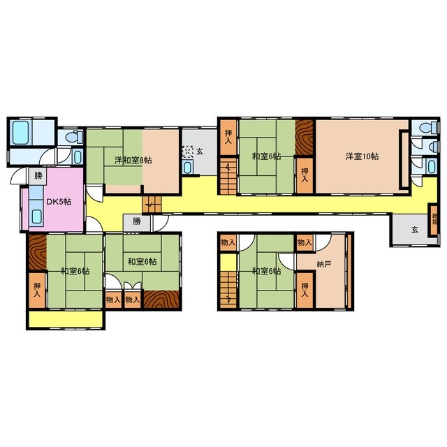 -階の間取り図