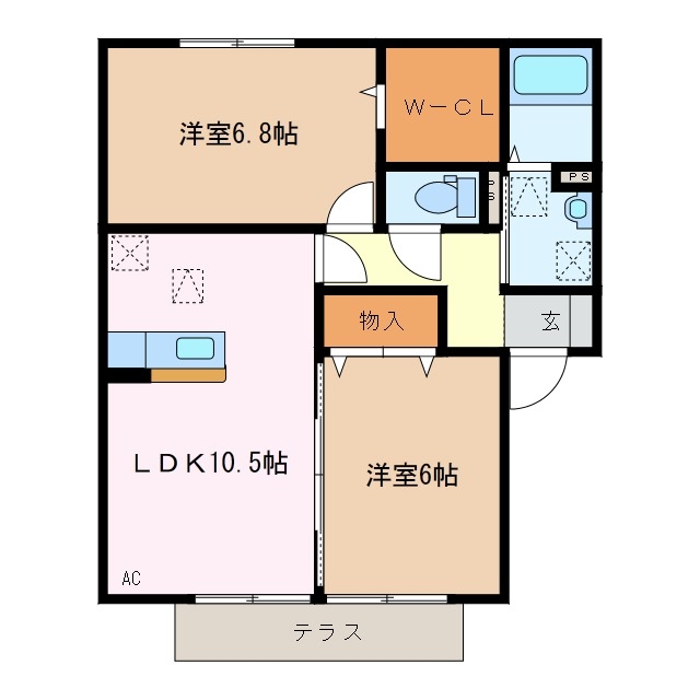 1階の間取り図