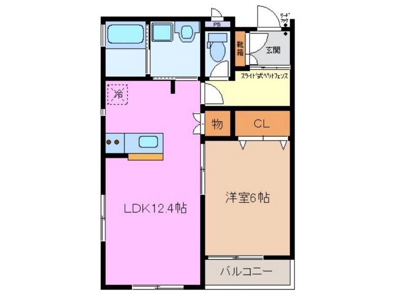 2階の間取り図
