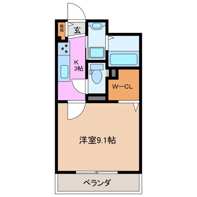 1階の間取り図