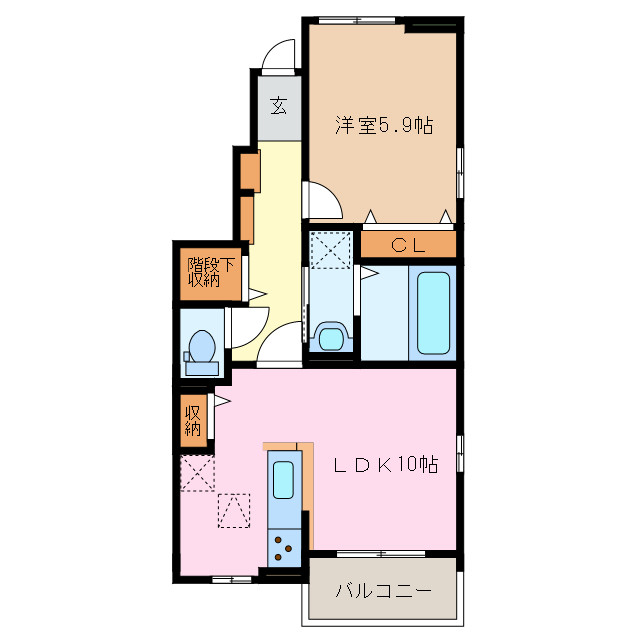 1階の間取り図