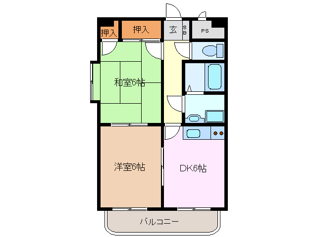 1階の間取り図