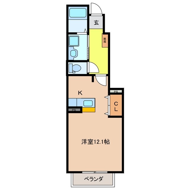 1階の間取り図