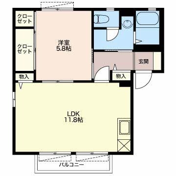 1階の間取り図