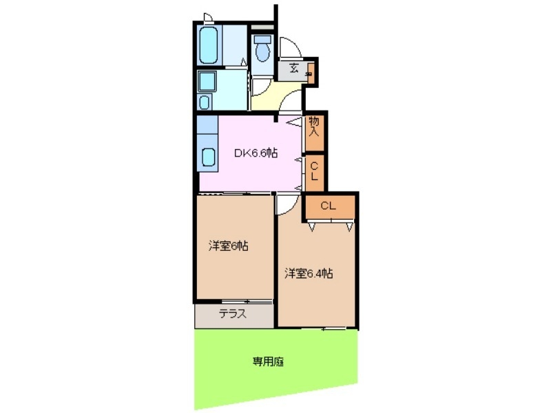 1階の間取り図