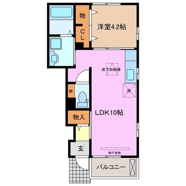 1階の間取り図