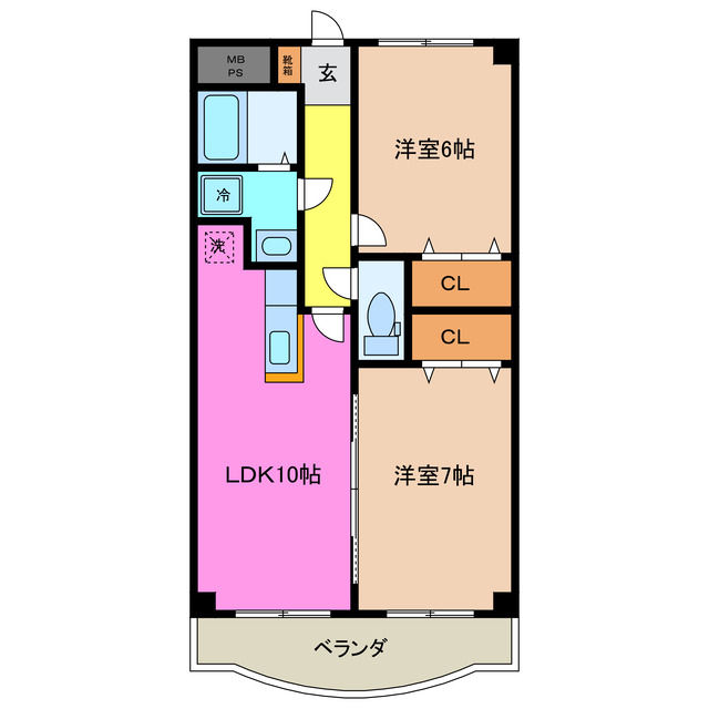 1階の間取り図