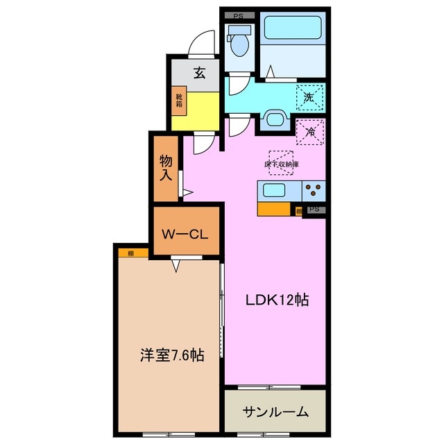 1階の間取り図