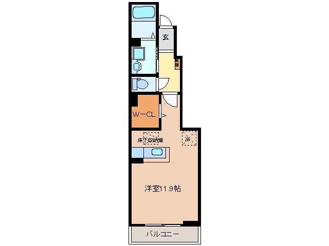 1階の間取り図