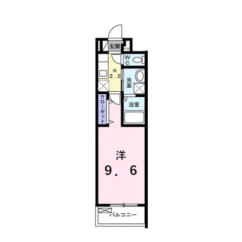 2階の間取り図