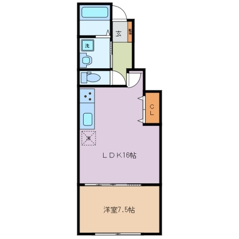 1階の間取り図