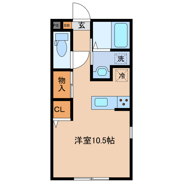 2階の間取り図