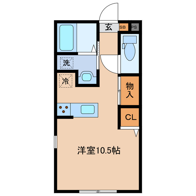 2階の間取り図
