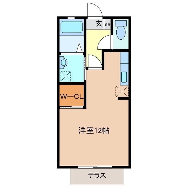 1階の間取り図