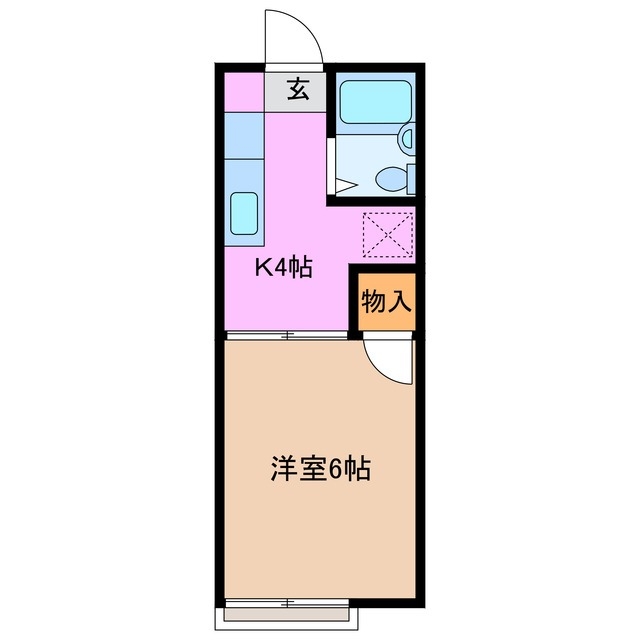 2階の間取り図