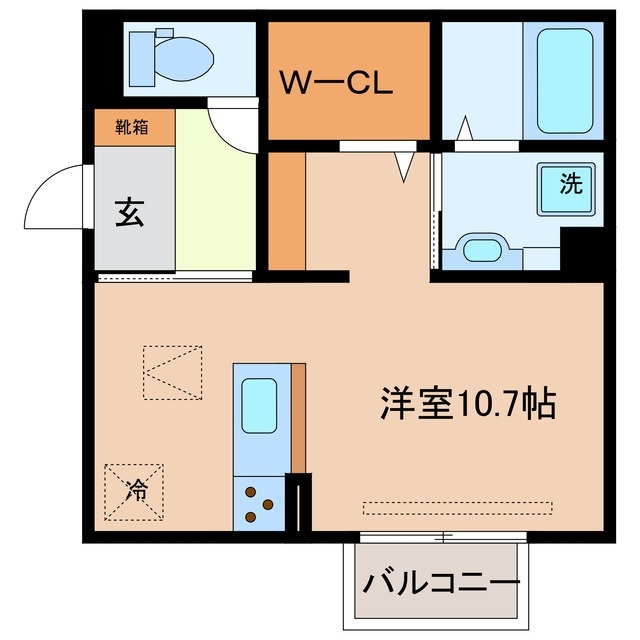 1階の間取り図