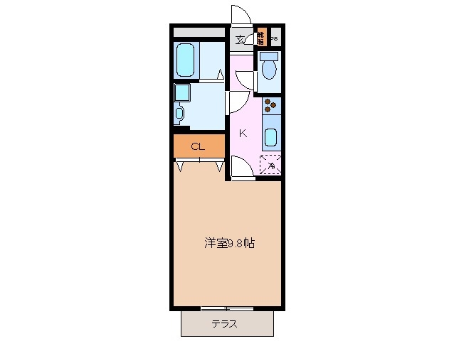1階の間取り図