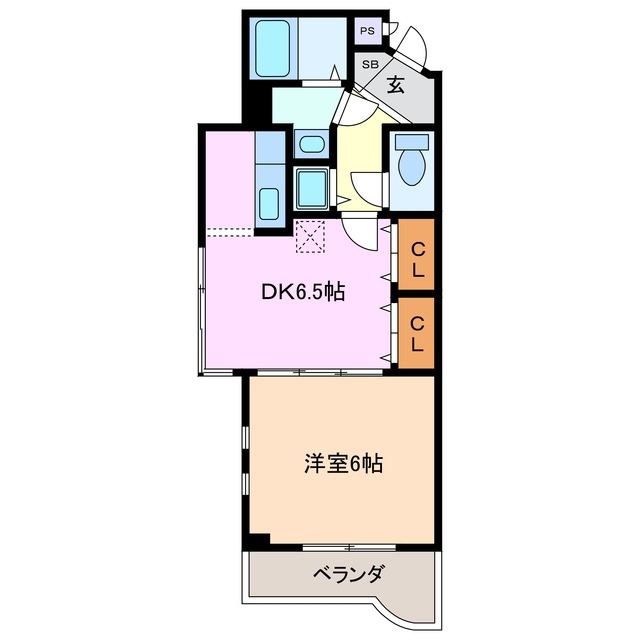 2階の間取り図