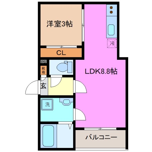1階の間取り図