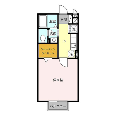 2階の間取り図