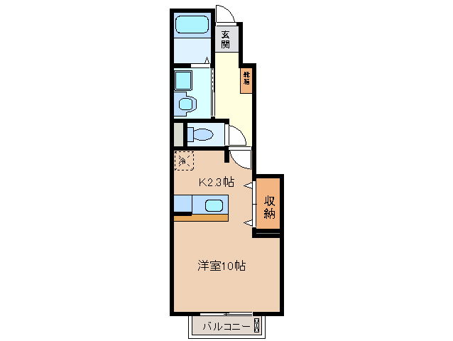 1階の間取り図